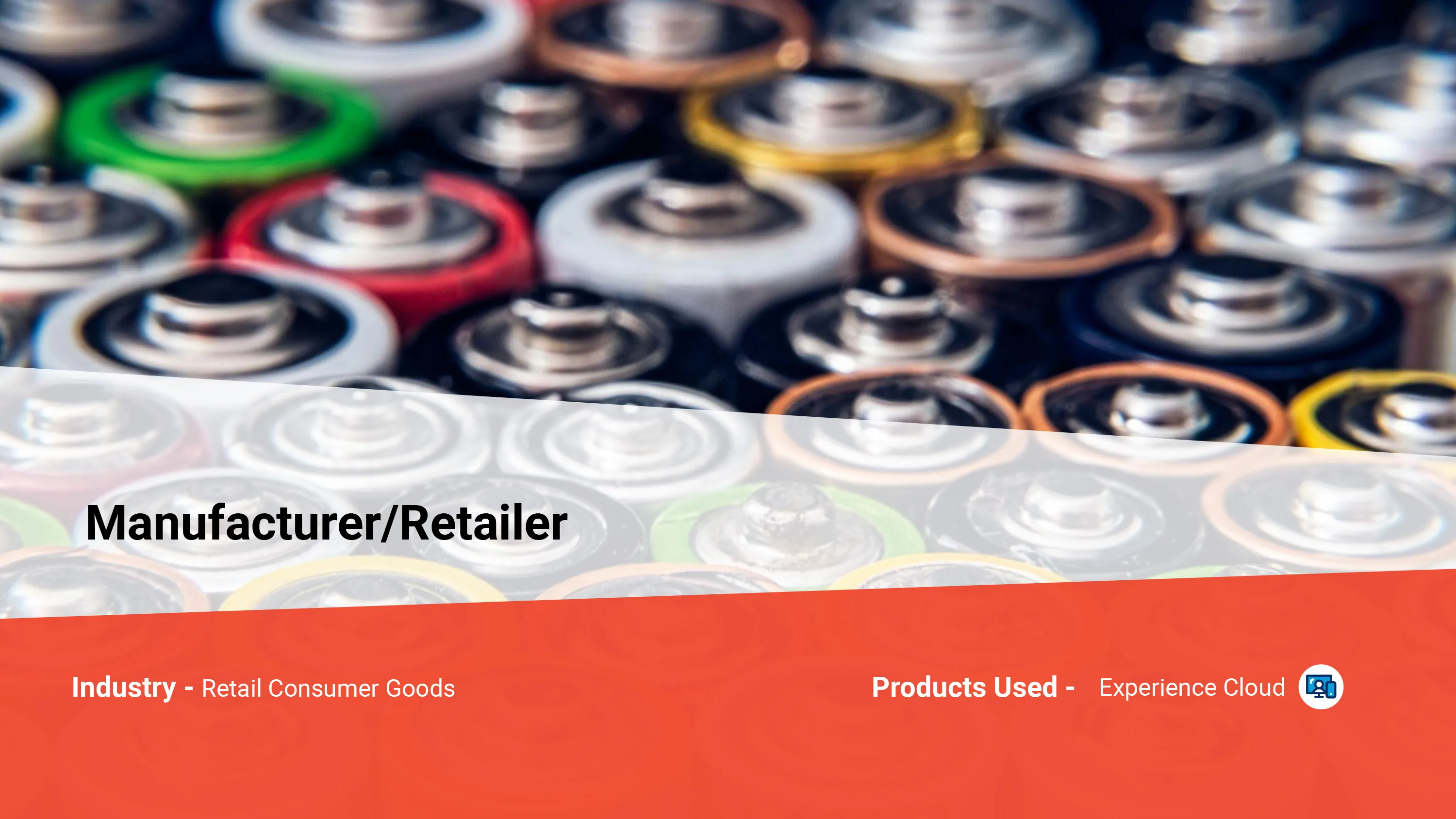 Manufacturer/Retailer - Retail Consumer Goods Cover
