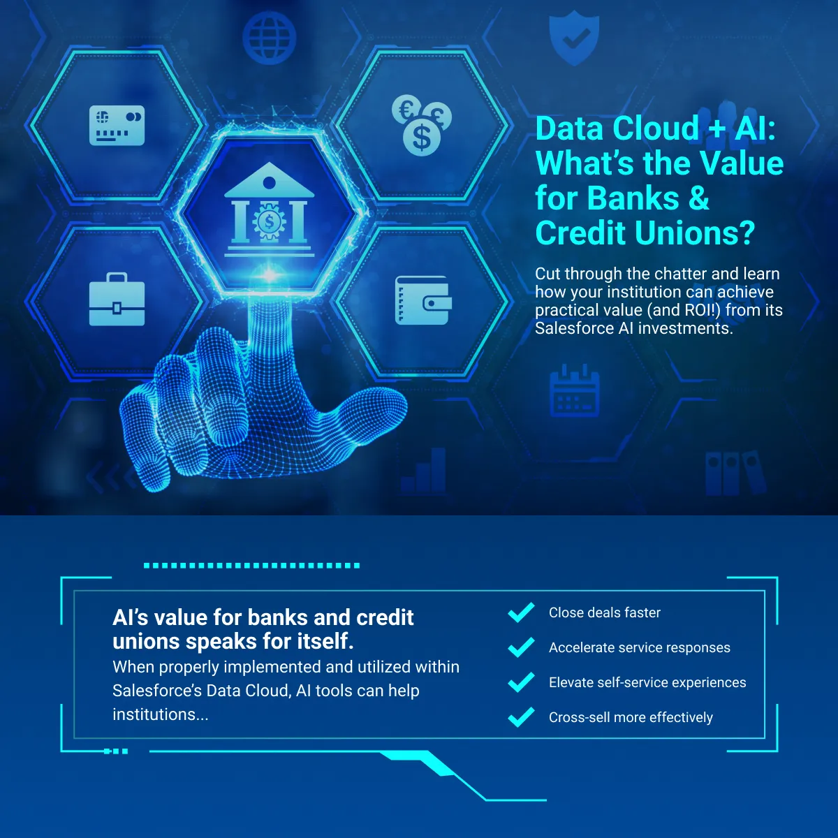 Data Cloud + AI: What’s the Value for Banks & Credit Unions? Cover
