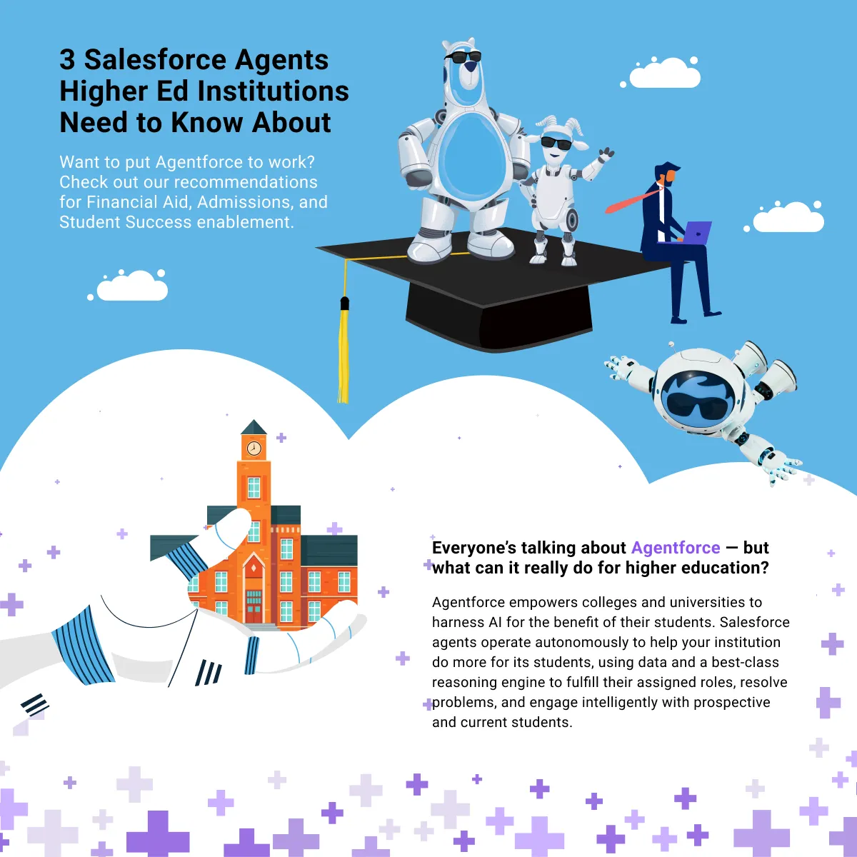 3 Salesforce Agents Higher Ed Institutions Need to Know About