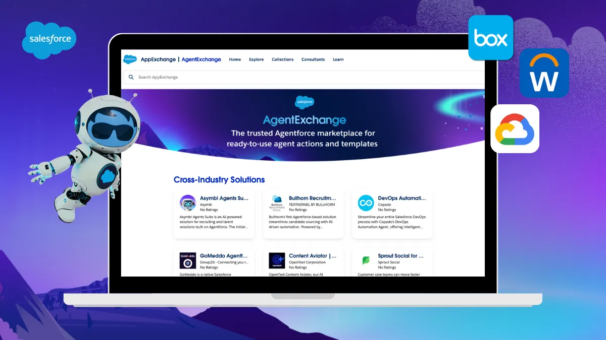 Salesforce Launches AgentExchange: the Trusted Marketplace for Agentforce