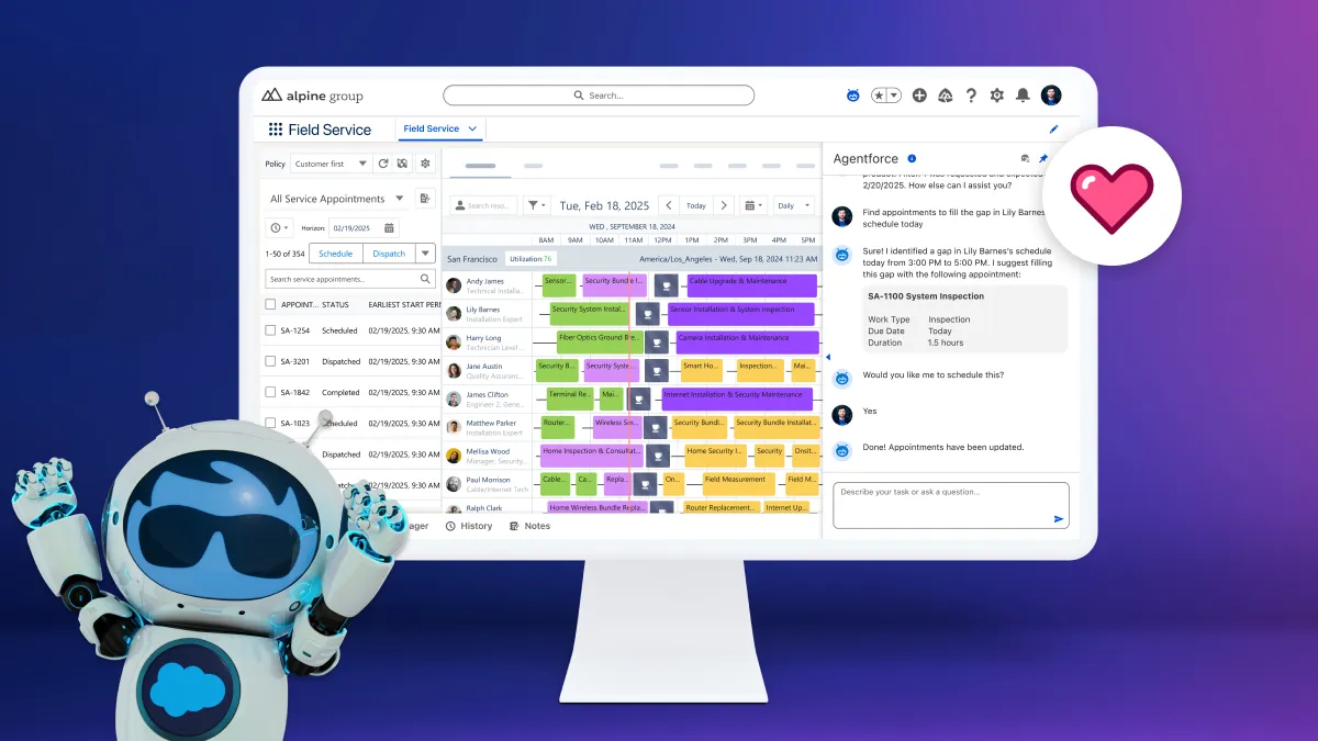 Salesforce Brings Agentic AI to the Field Service Sector to Tackle Scheduling, Reporting, and On-the-Job Troubleshooting