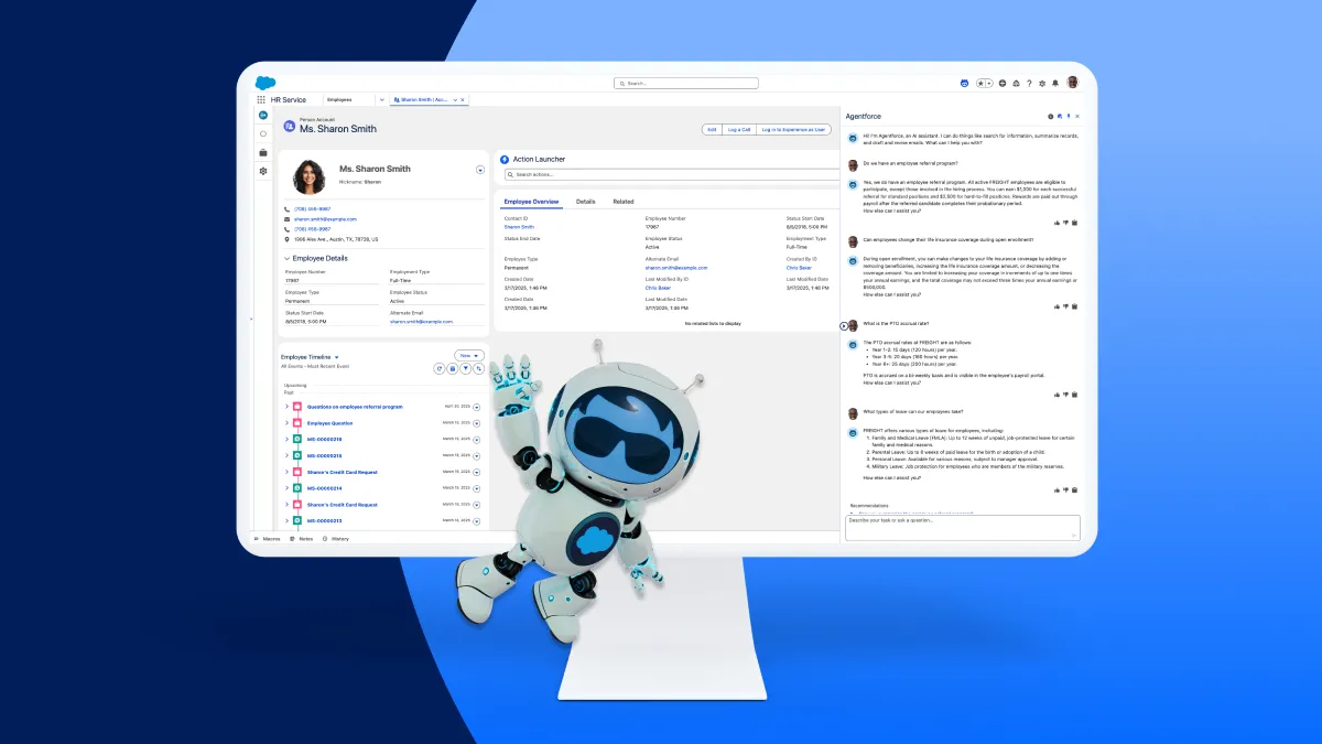 Salesforce Launches Agentforce for HR Service to Make Employee Support Easy for Everyone