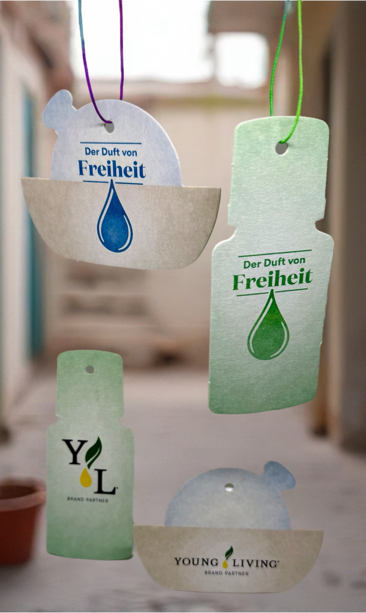 Aroma Duft"Baum" Diffuser Car 4er Set