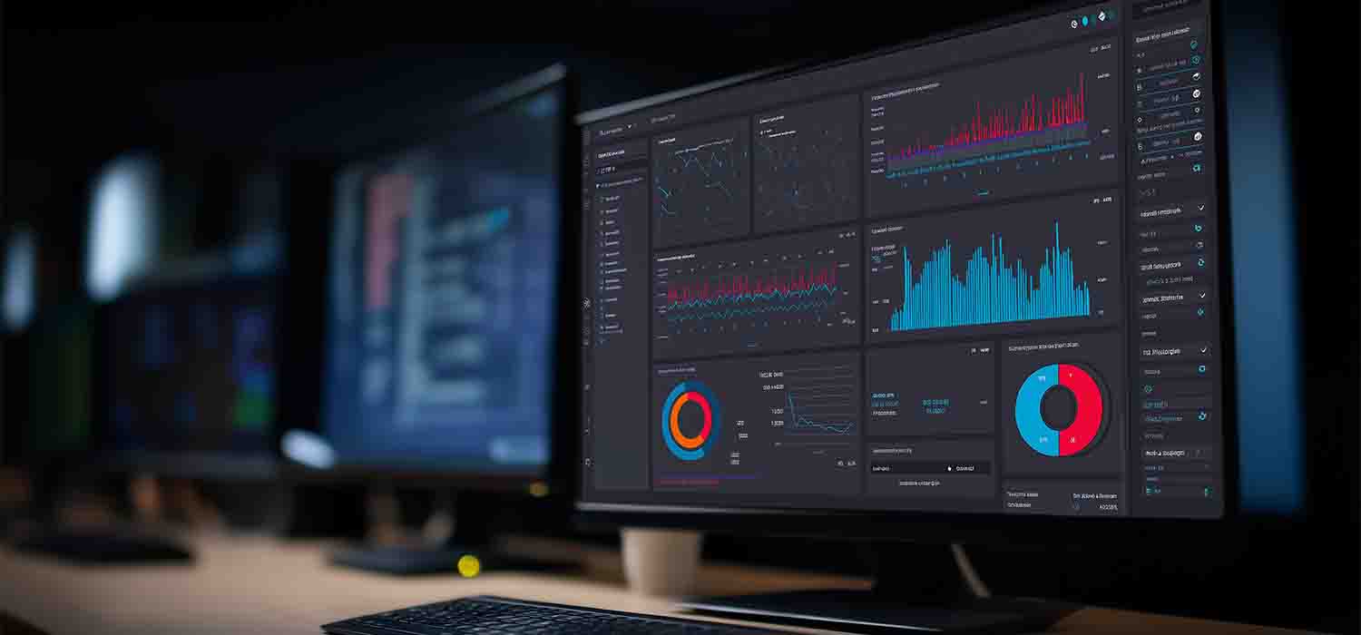 cybersecurity dashboard showing threat alerts and protections for small businesses