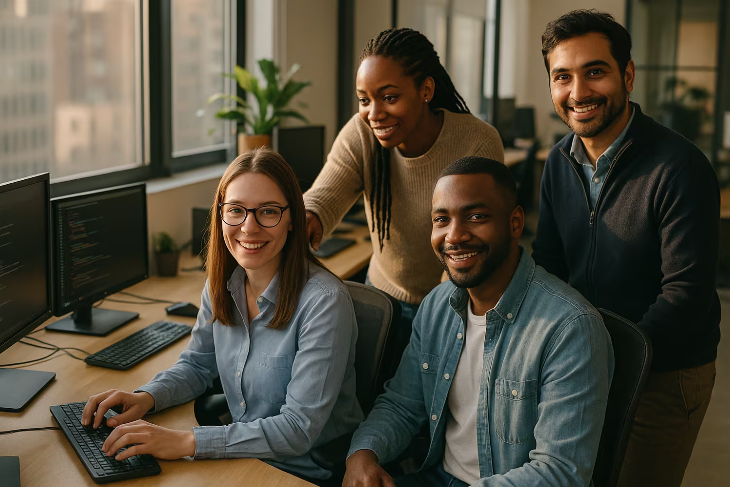 Diverse Chicago MSP team collaborating