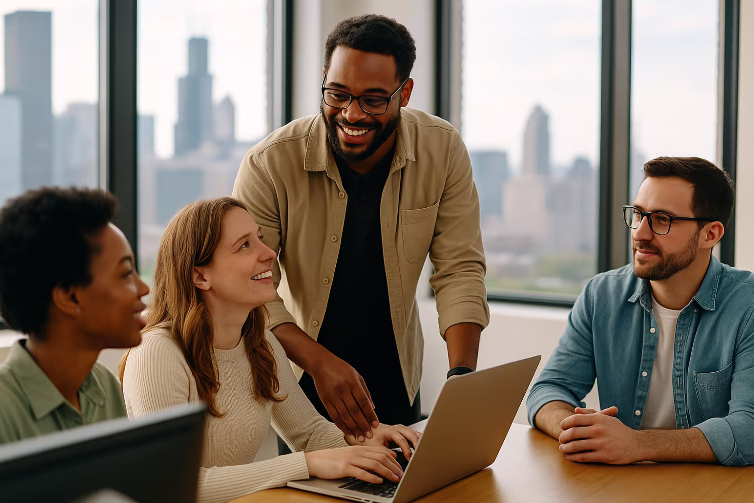 Chicago IT network support teamwork
