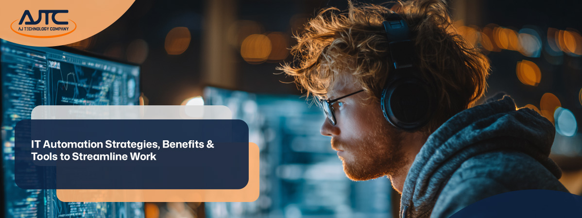 IT security agent working on his powerhouse software.