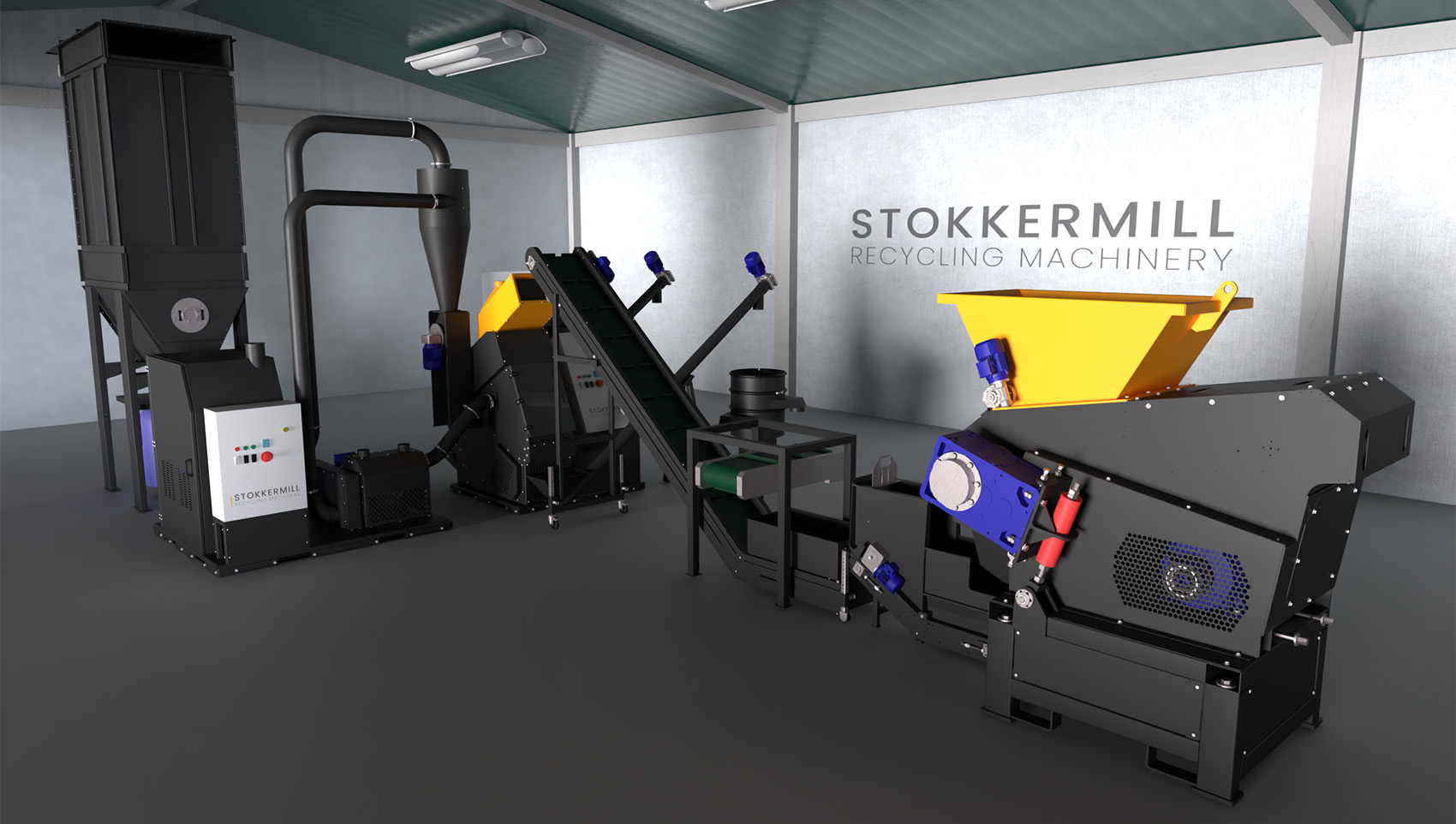 Impianto trattamento cavi elettrici | Linea TURBOFLEX STOKKERMILL