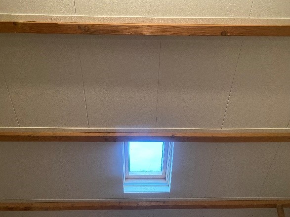 Het resultaat : een mooie plaat die je niet hoeft te witten en balk komt er mooi uit.