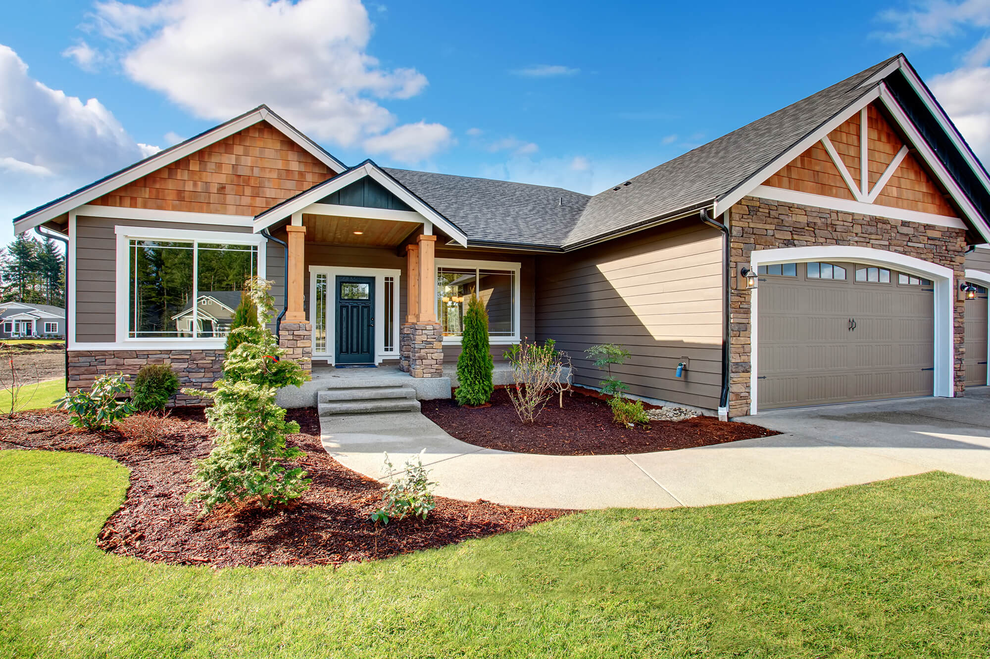 House and front yard