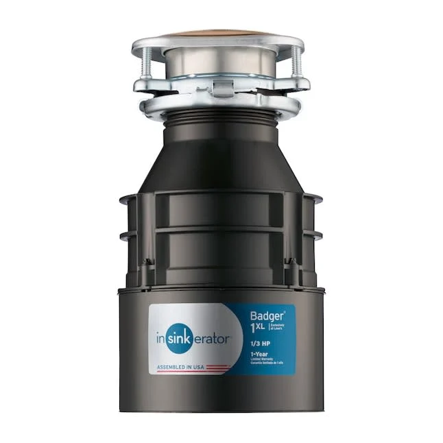 Badger 1XL Non-corded 1/3-HP Continuous Feed Garbage Disposal