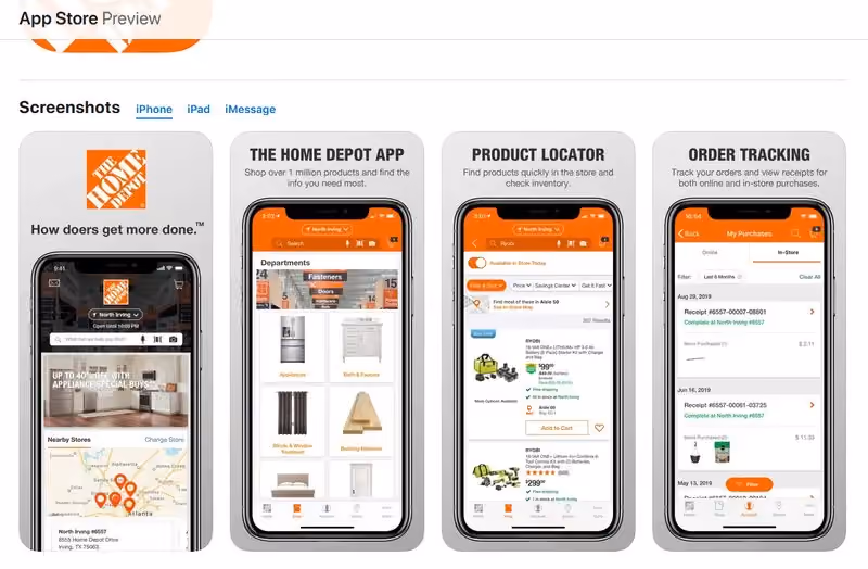 Ecommerce mobile app