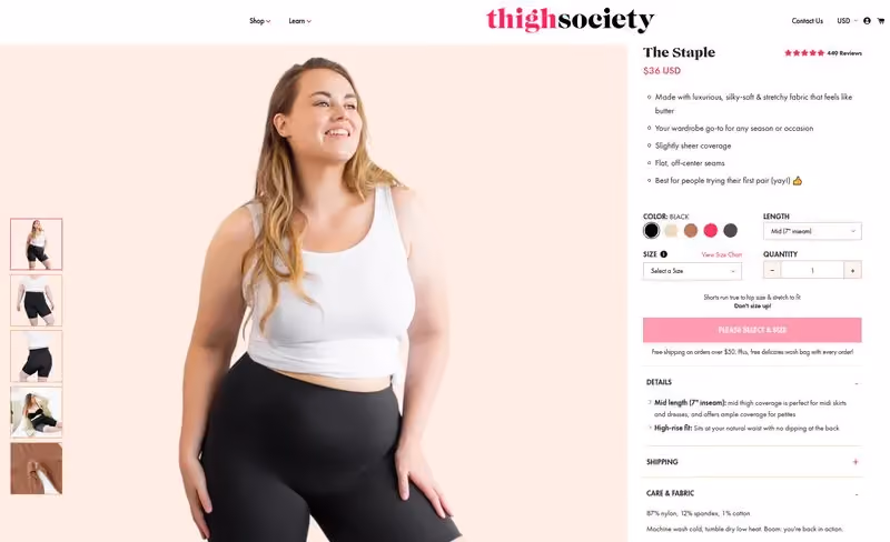 eCommerce user experience best practices - great product description