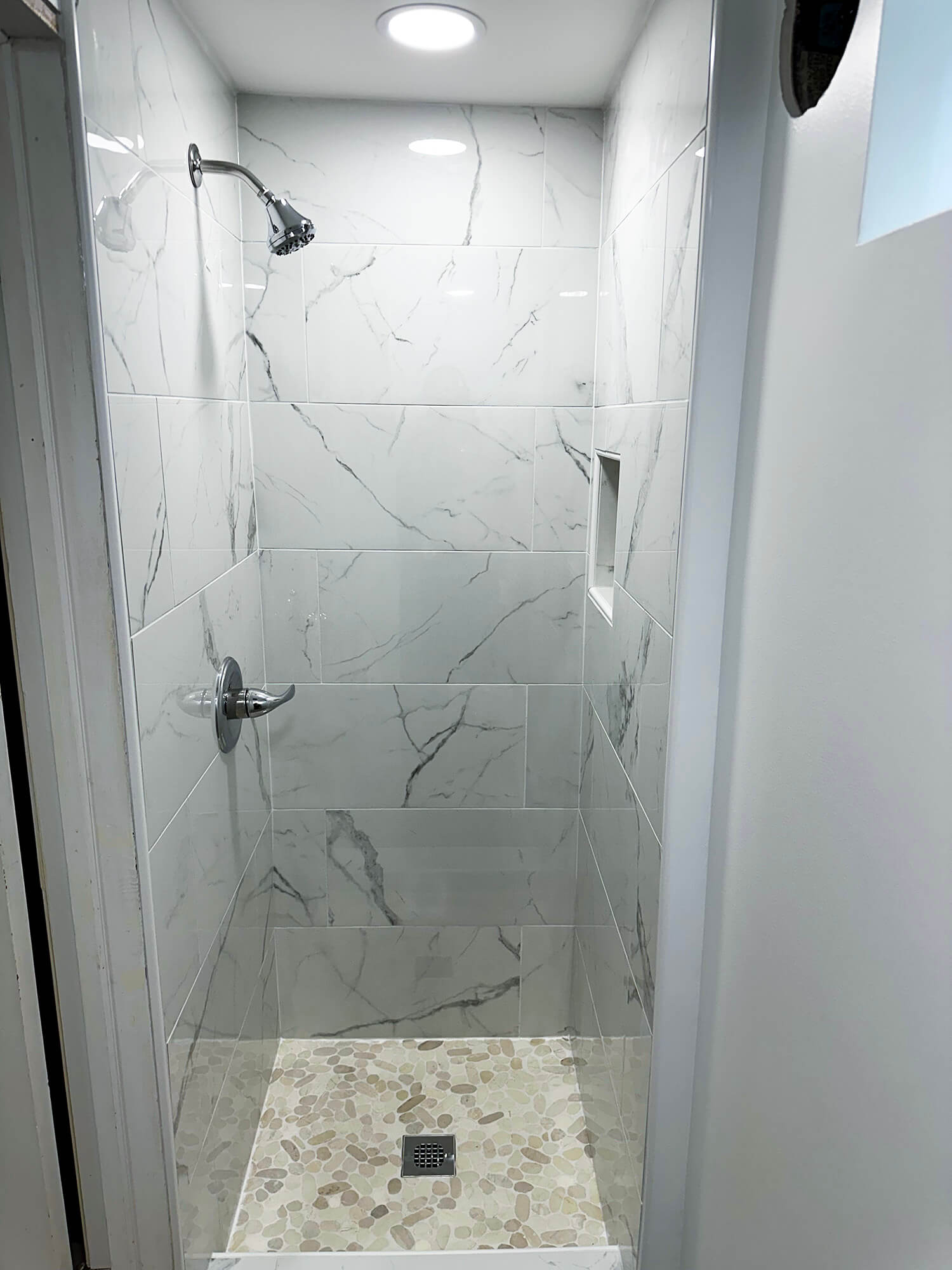Renovation shower completed
