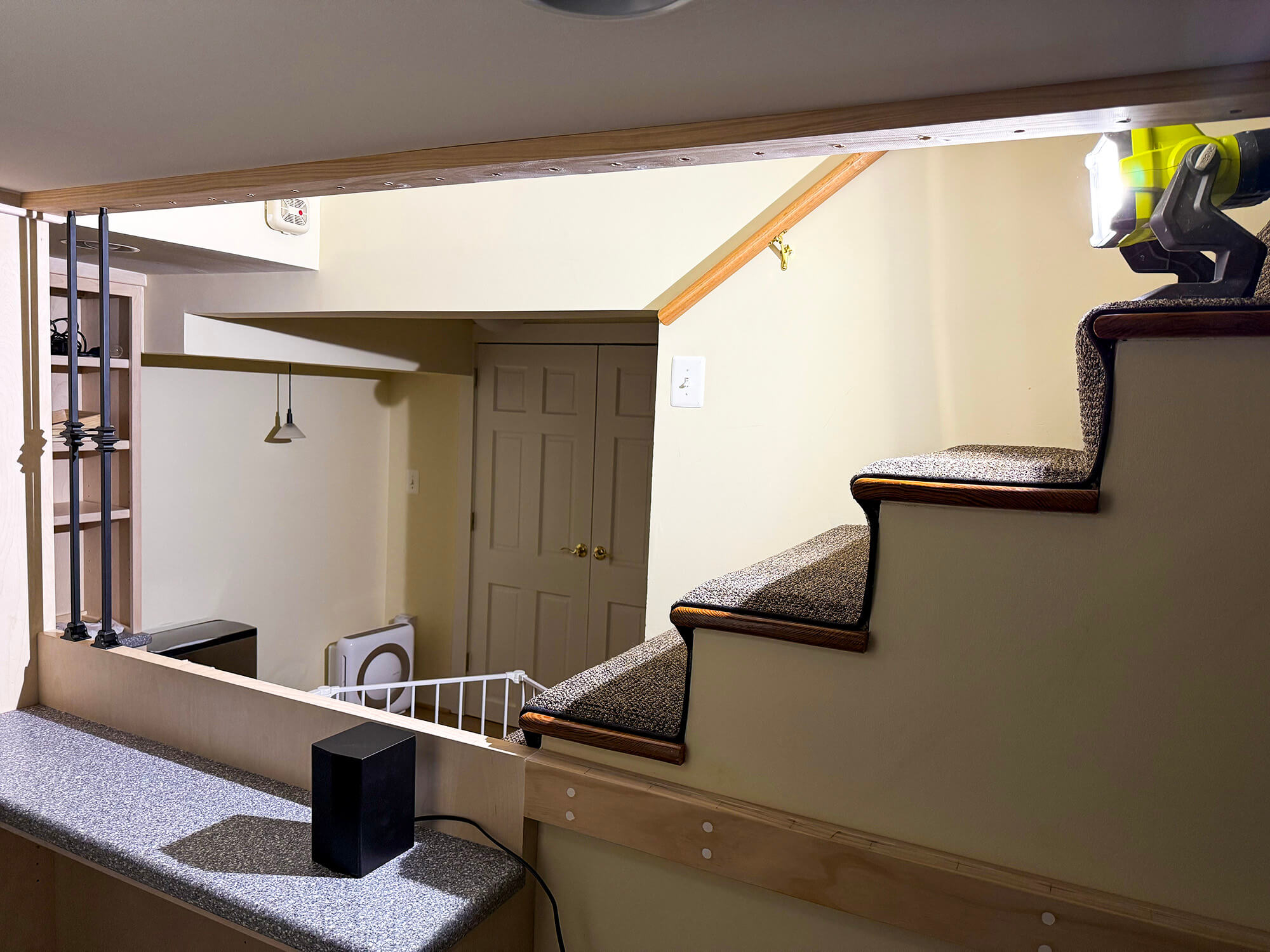 Stairs before starting construction