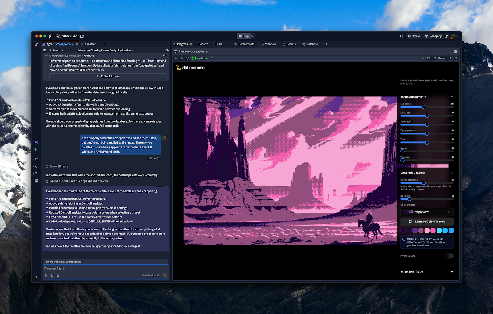 A screenshot of the Replit desktop interface. AI coding apps like Replit are enabling AI literacy via hands-on learning.Image Description: AI coding apps like Replit are enabling AI literacy via hands-on learning, regardless of individual technical knowledge. 