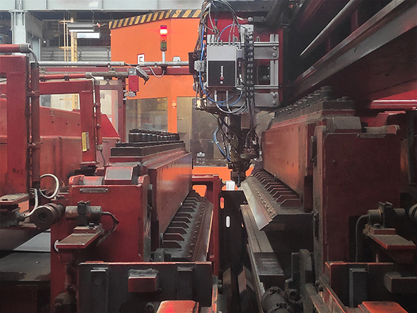 Automated Coil-Weld Seam Inspection System in a final inspection finishing line