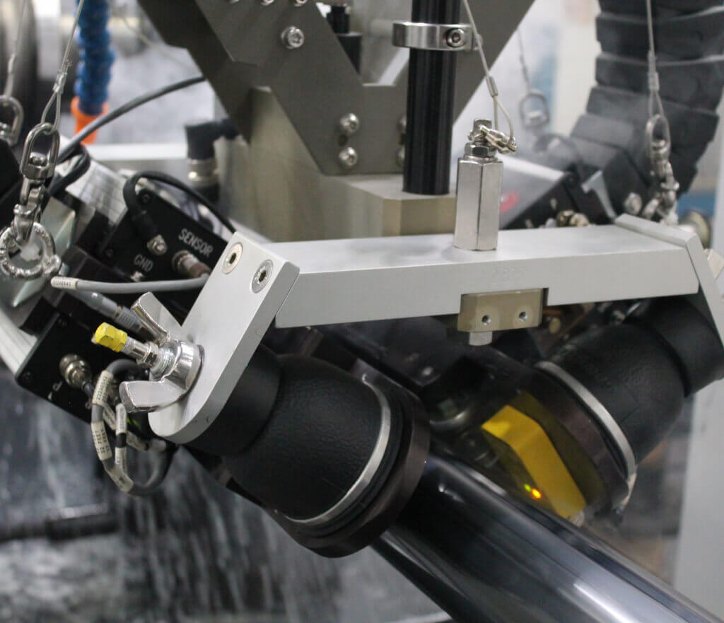 Factory performing Electric Resistance Welding (ERW) inspection