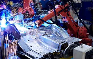 Automotive factory performing tailor welded blanks