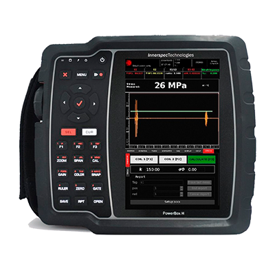 Innerspec POWERBOX H system ofr residual stress measurement