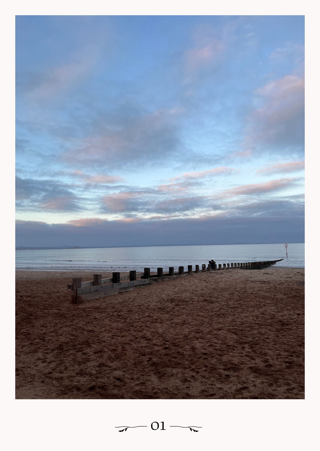 Winterliches Portobello Beach in Edinburgh