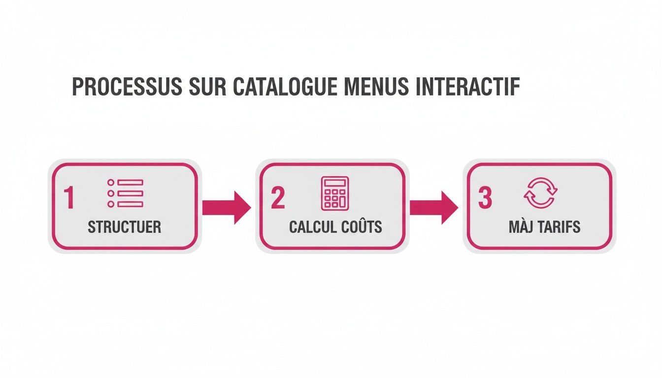 Infographic about Gérez les commandes traiteur événementiel grâce au no-code