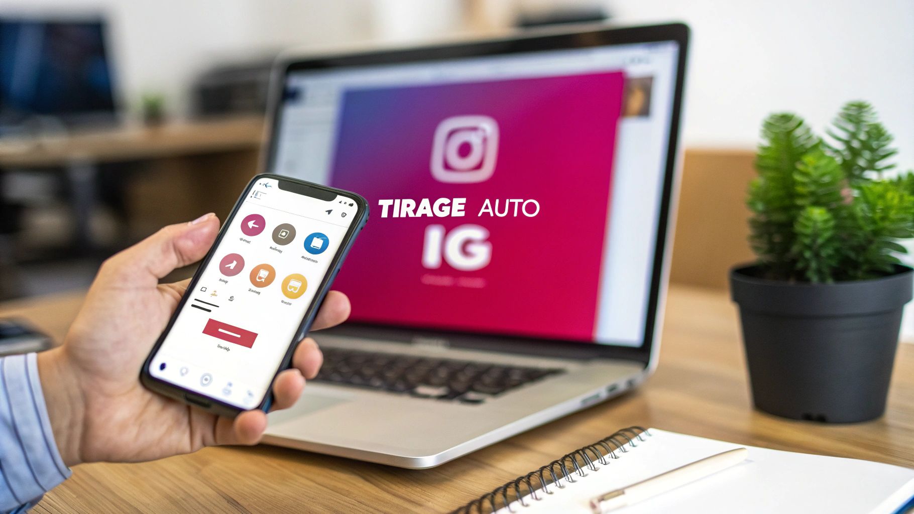 Application de tirage au sort concours Instagram automatisé — Gain de temps