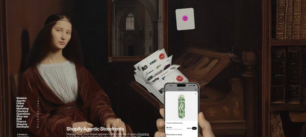 Shopify Agentic Storefronts Hero