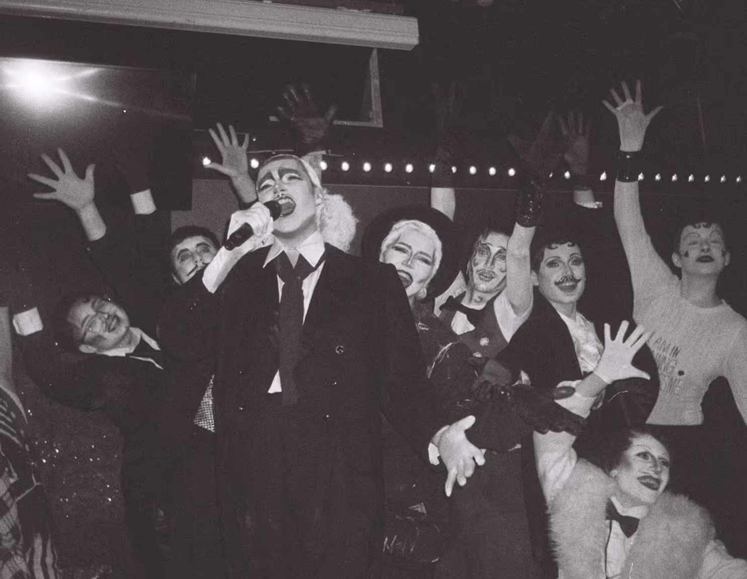 Picture of clowns having fun!
