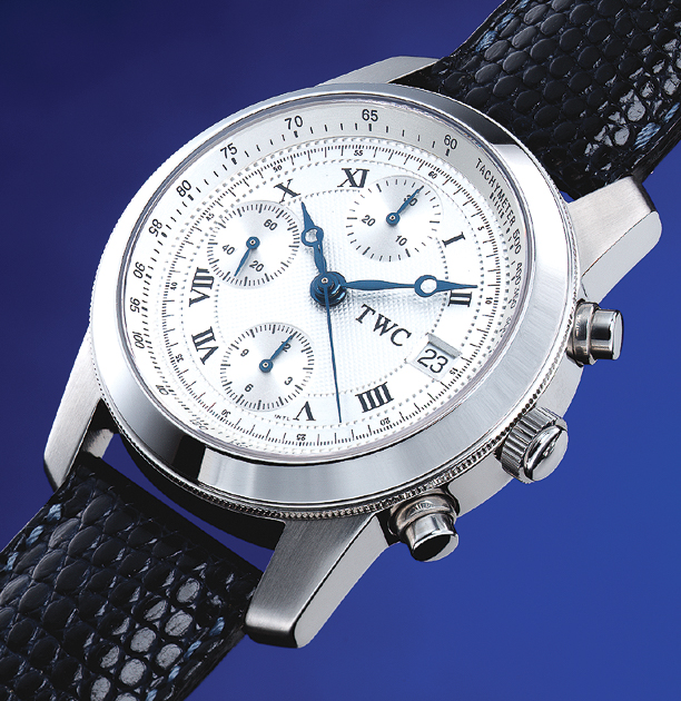 Master watchmaker George Thomas of Towson Watch Company inspecting his work.