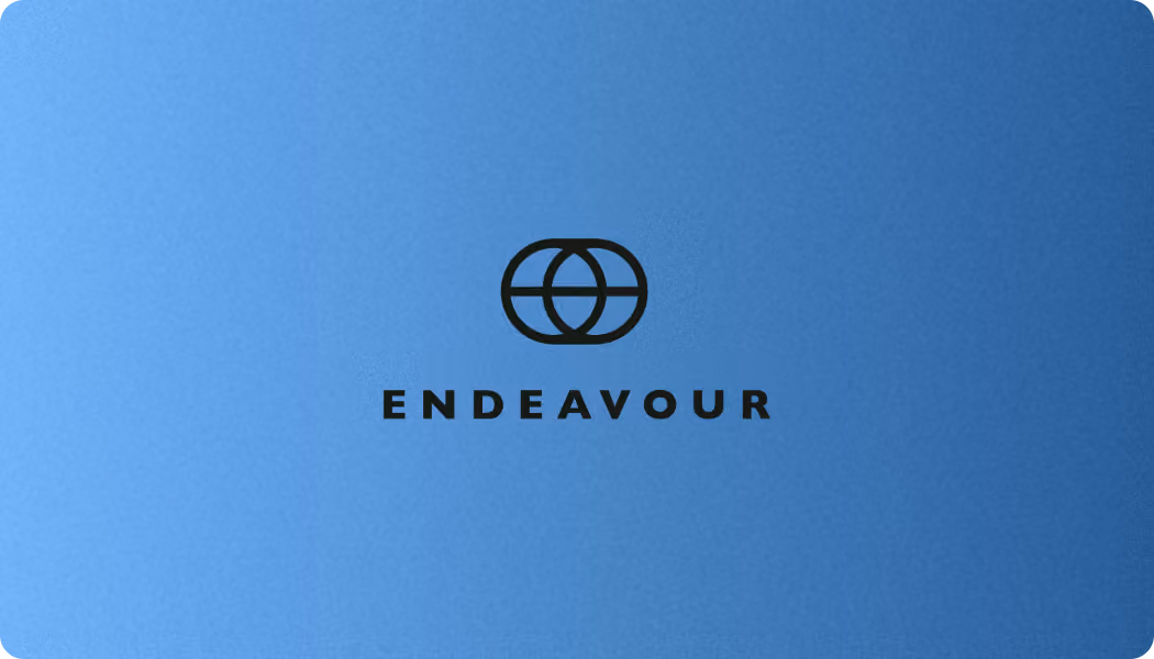 Endeavour Blue member card, back side with logo