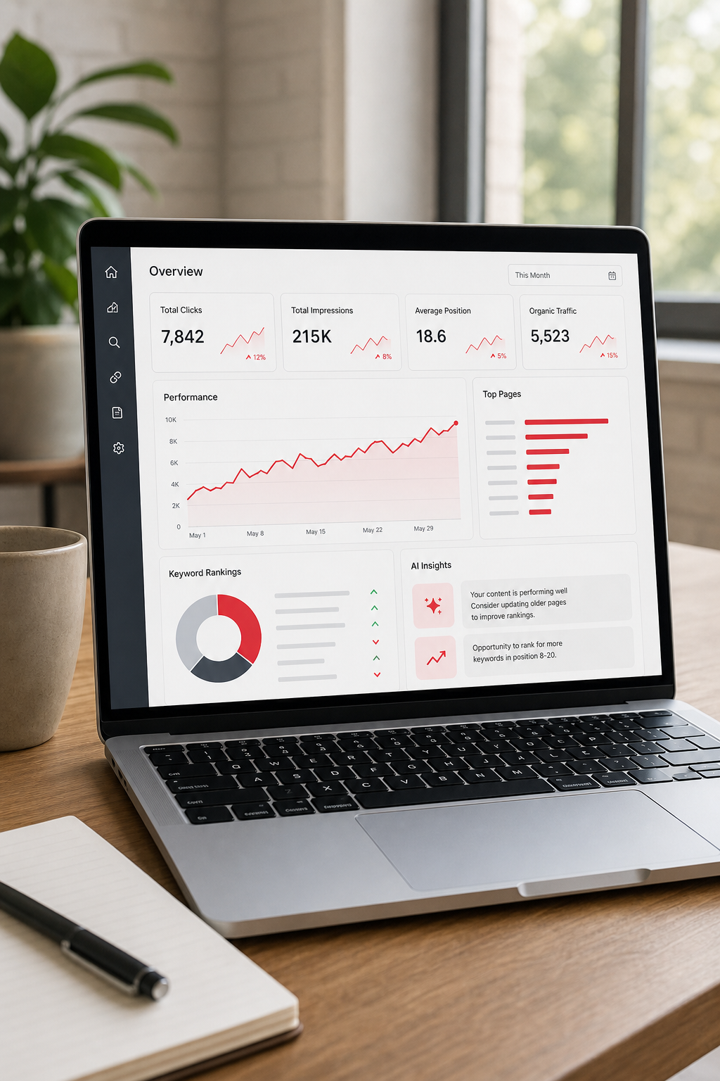 subscription SEO pricing dashboard