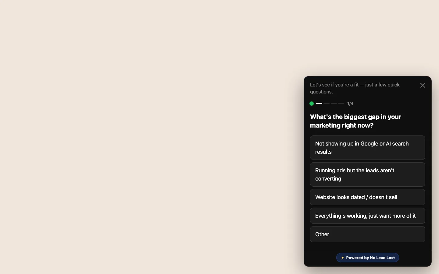 Screenshot of the Long Weekend homepage