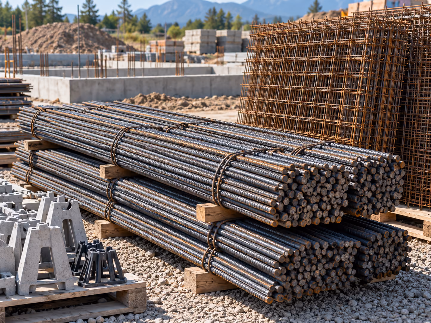 Concrete wire mesh