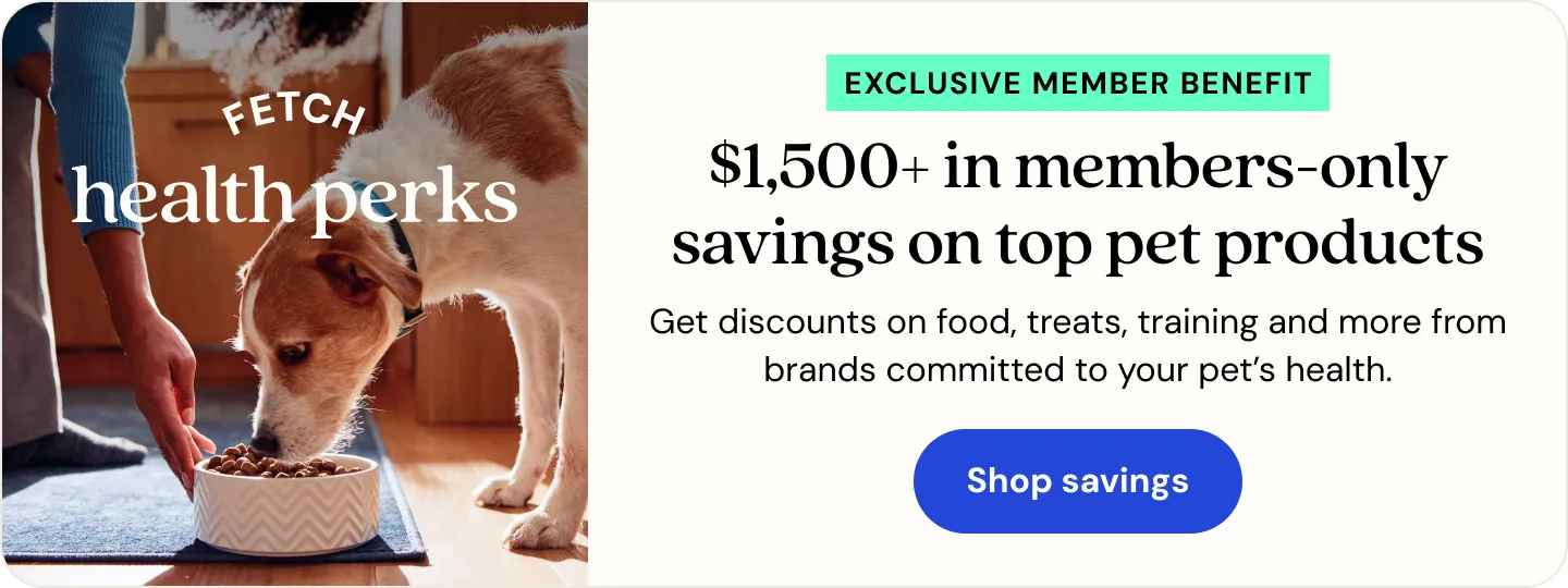 Exclusive member benefit: $1,500 in members-only savings on top pet products