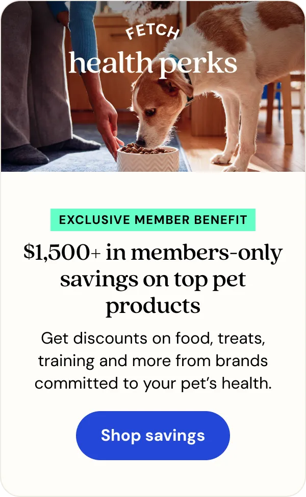 Exclusive member benefit: $1,500 in members-only savings on top pet products