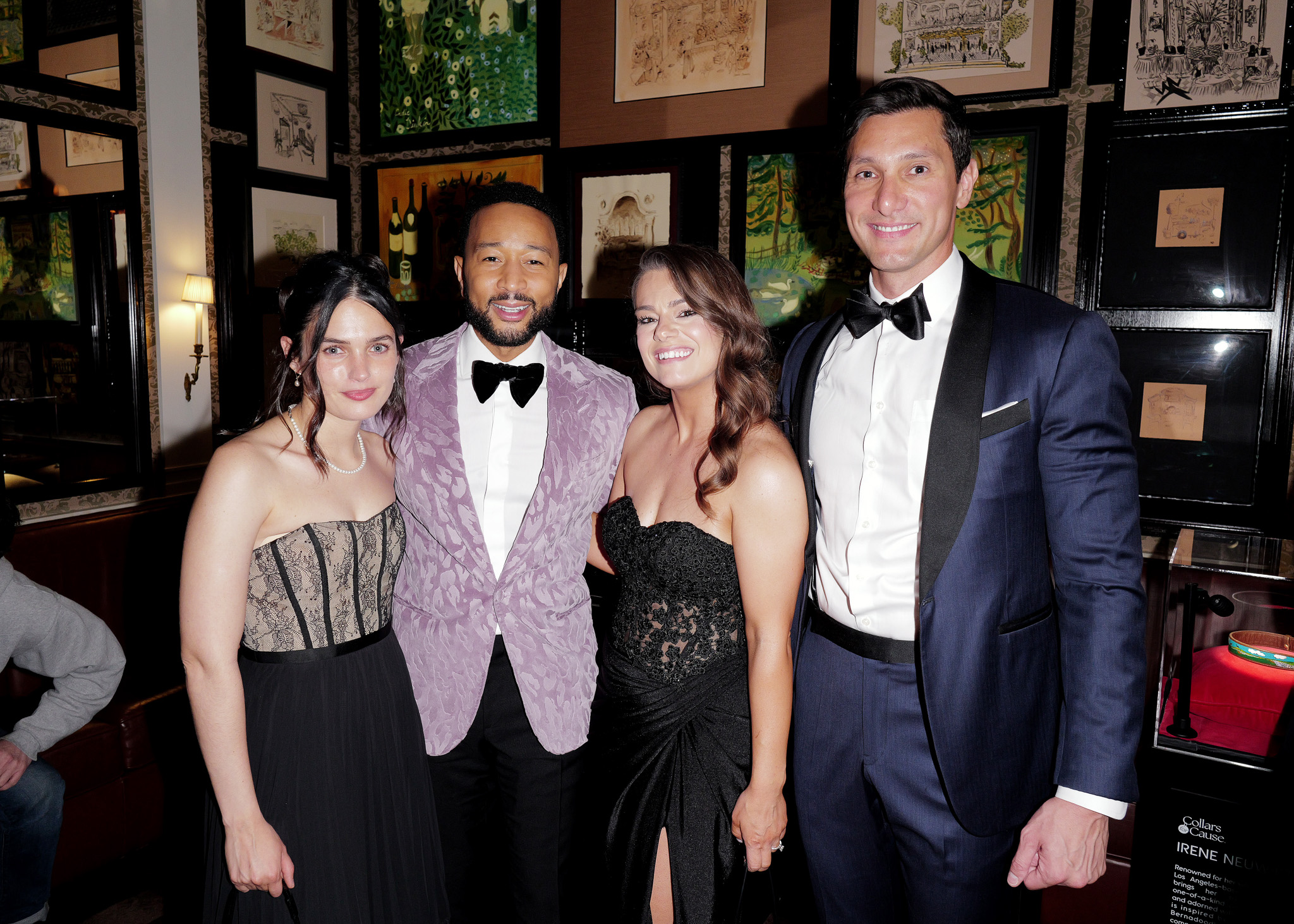 John Legend (L) and guests attend the 2025 Fetch Pet Gala.