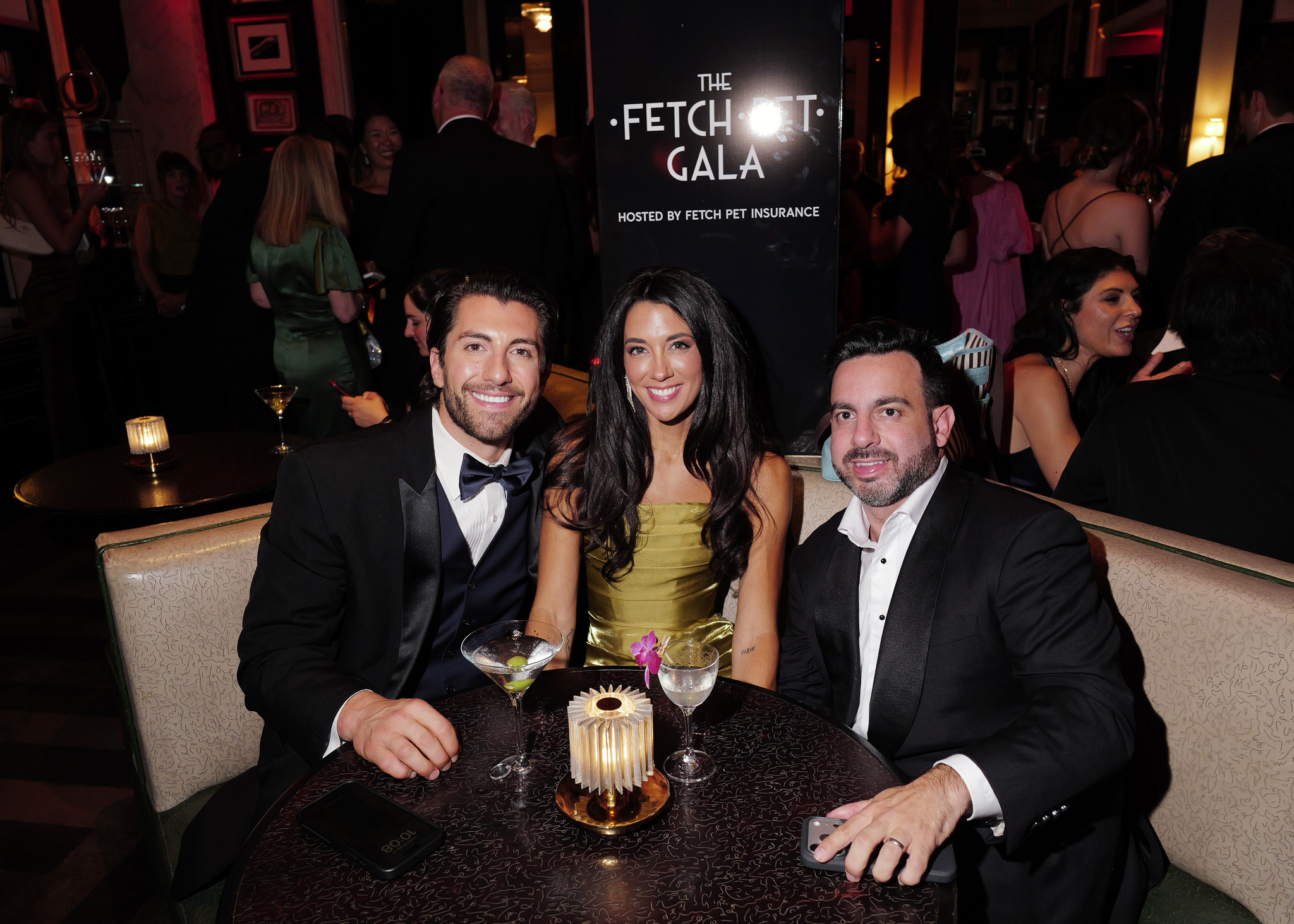 Jason Tartick and guests attend the 2025 Fetch Pet Gala.