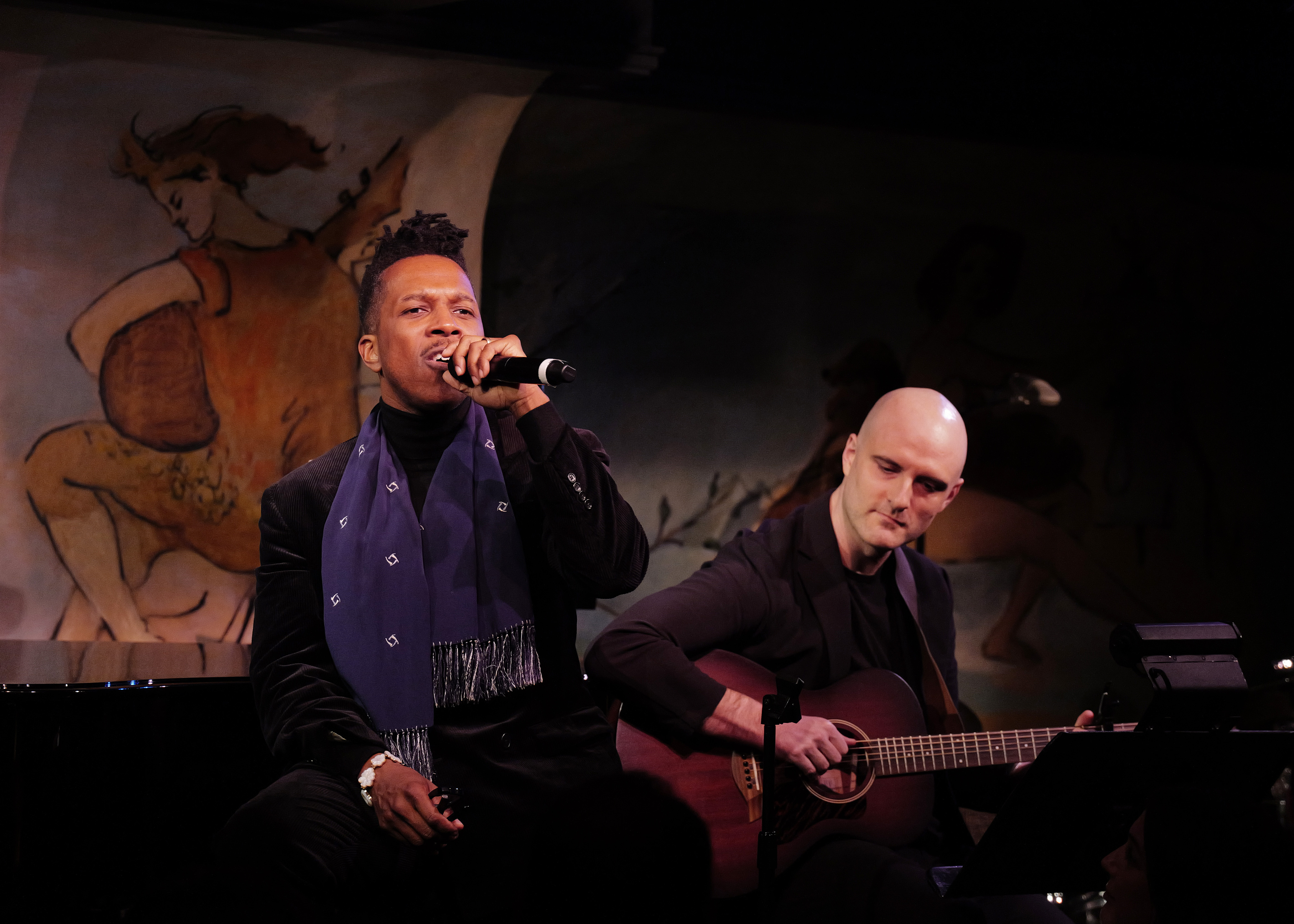 Leslie Odom Jr. performs onstage during the 2025 Fetch Pet Gala.