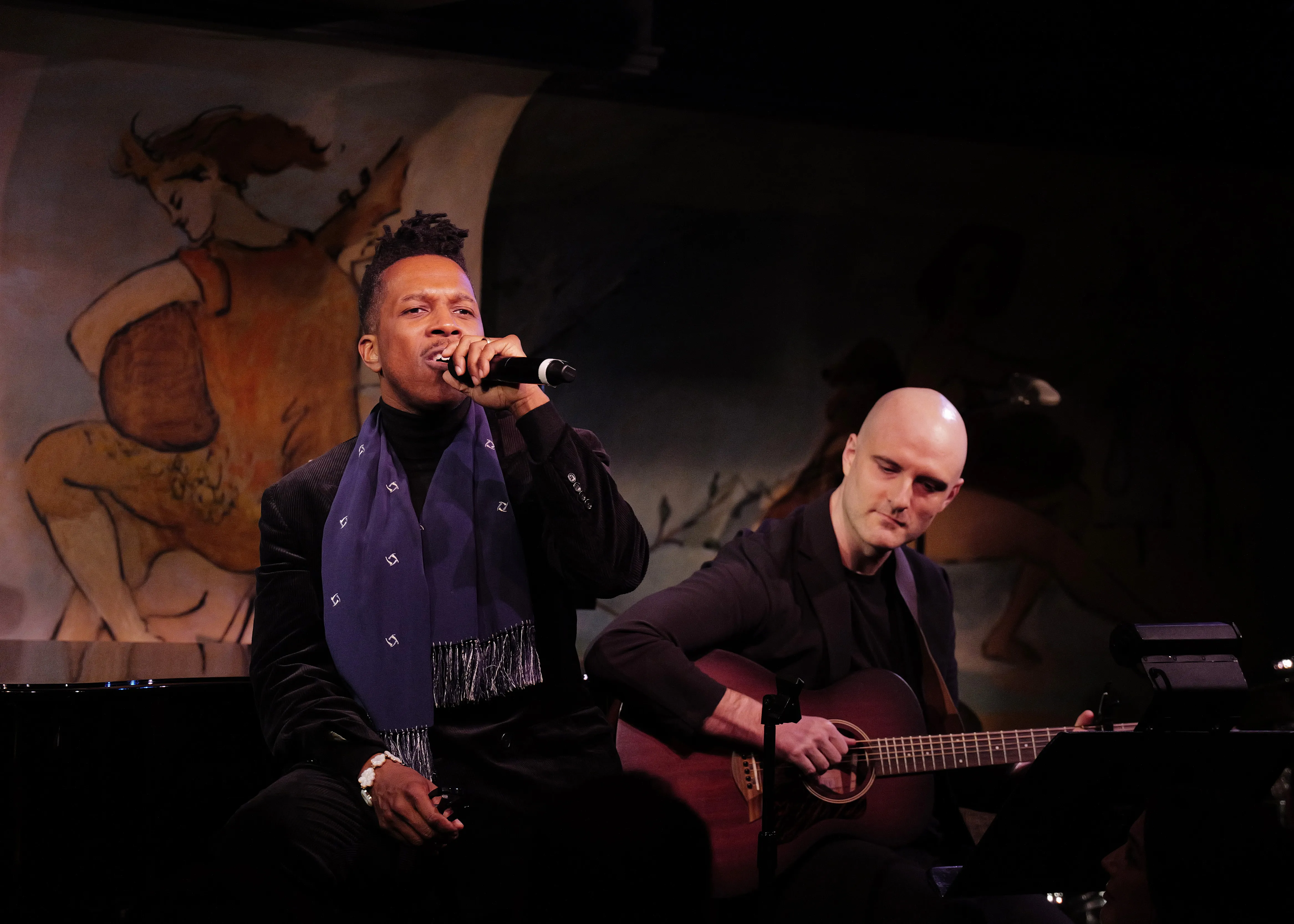 Leslie Odom Jr. performs onstage during the 2025 Fetch Pet Gala.