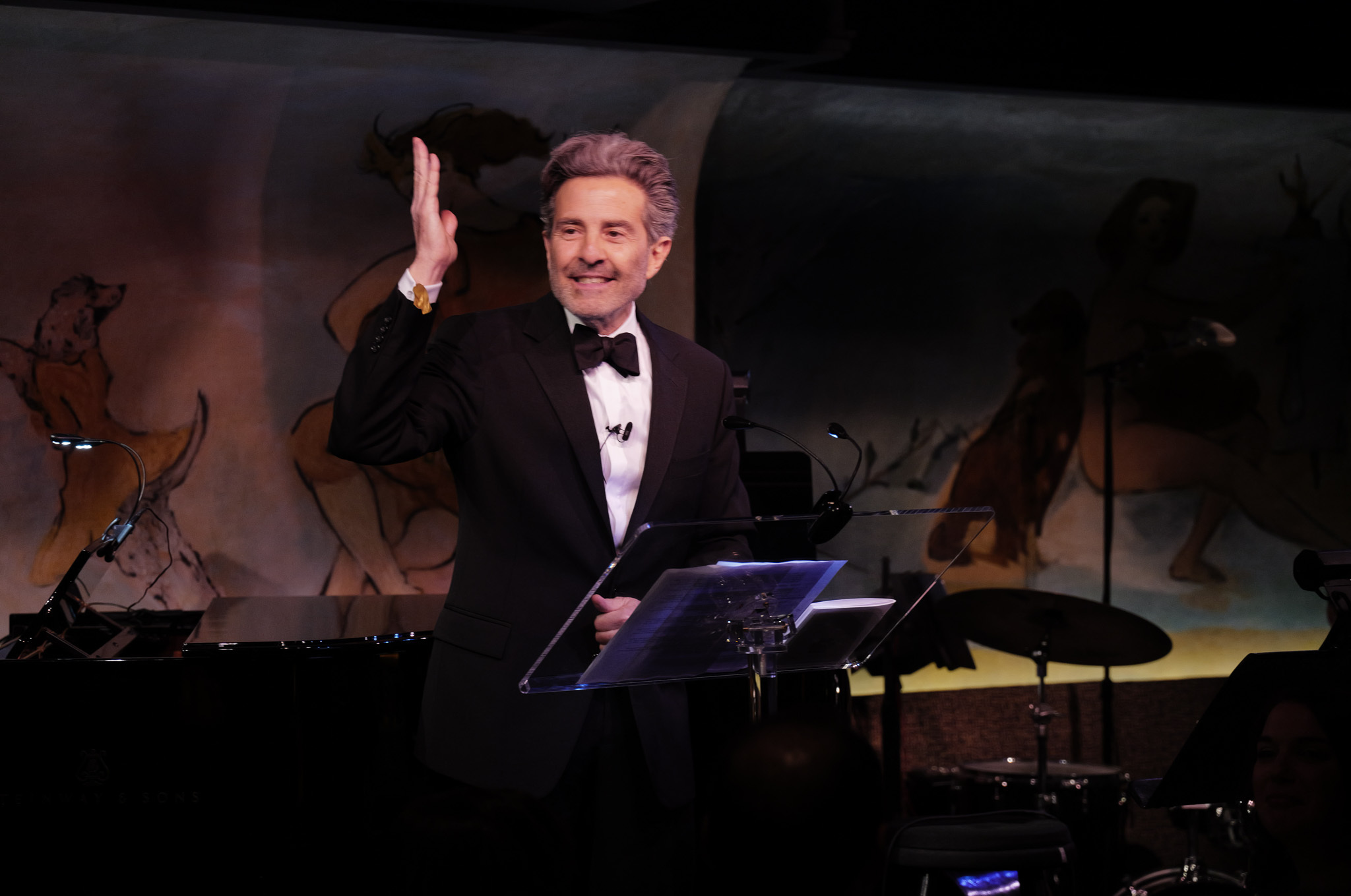 Paul Guyardo speaks onstage during the 2025 Fetch Pet Gala.