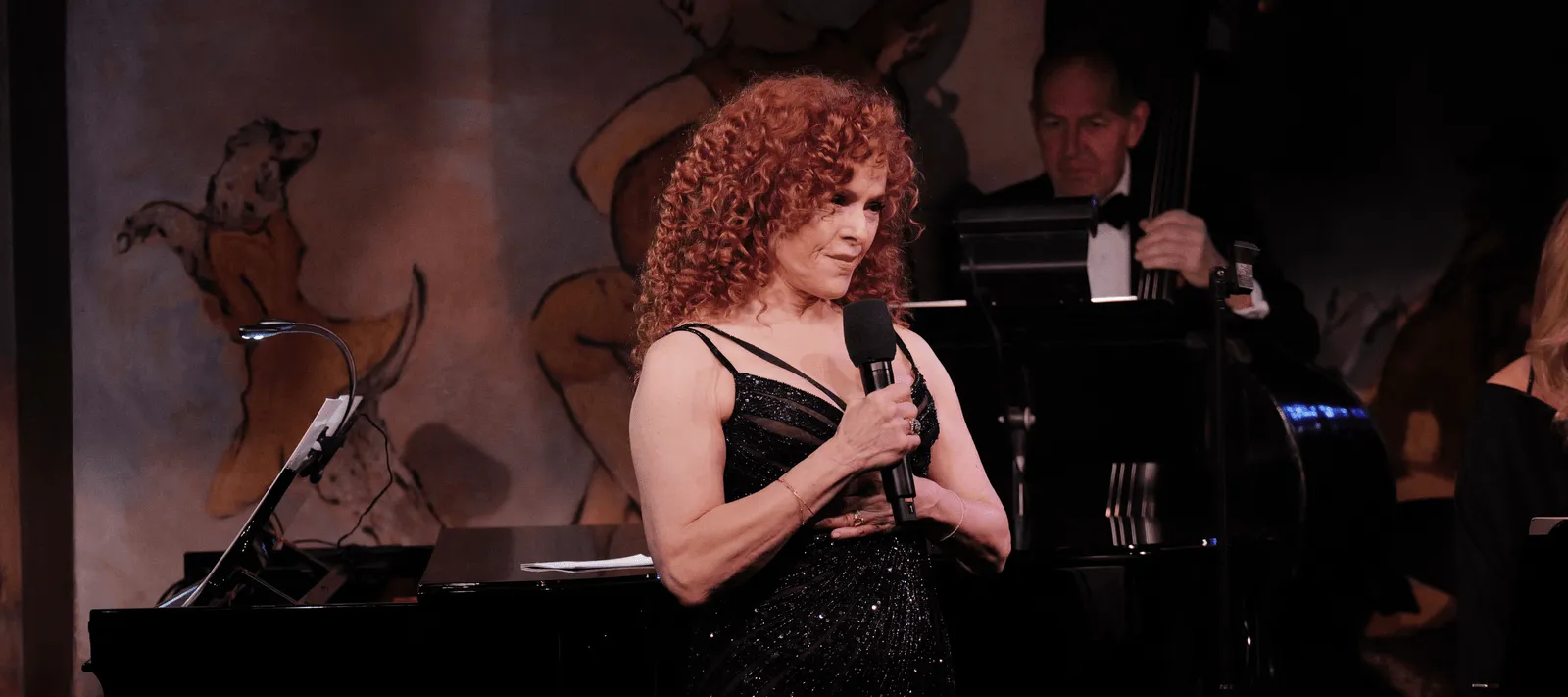 Bernadette Peters performs onstage during the 2025 Fetch Pet Gala.