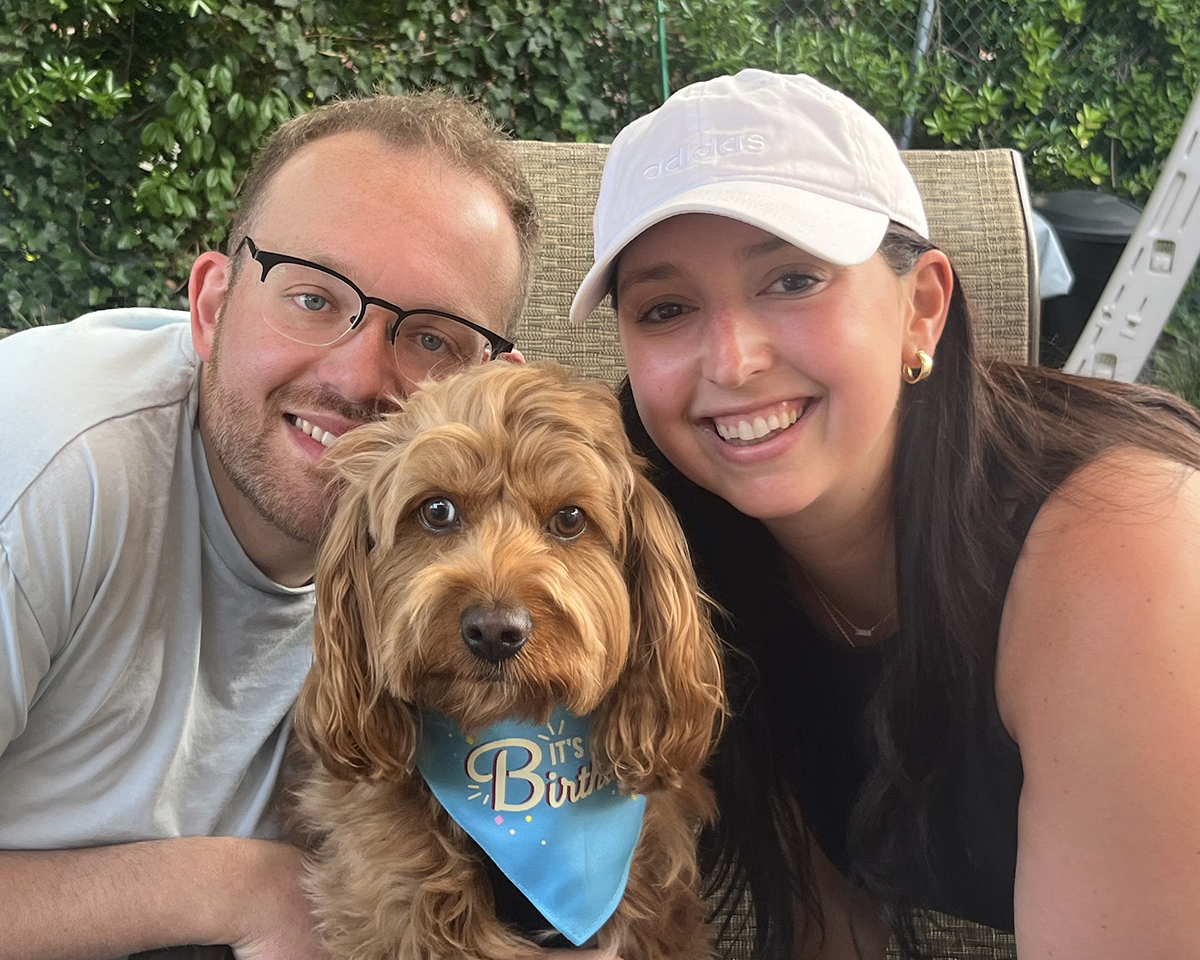 Fetch Pet Insurance Members, Nick, Enzo & Ali in Queens, NY