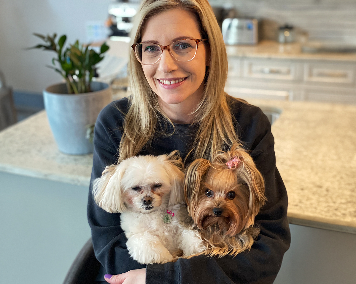 Fetch Pet Insurance Members King, Bella and Stephanie in Florham Park, NJ.