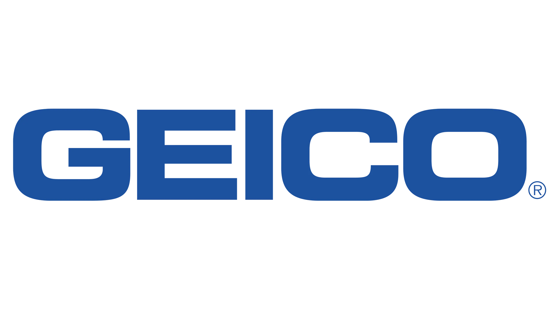 the company name appears in bold blue text forming the logo.