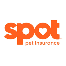 Orange Spot Pet Insurance logo with heart-shaped “o”