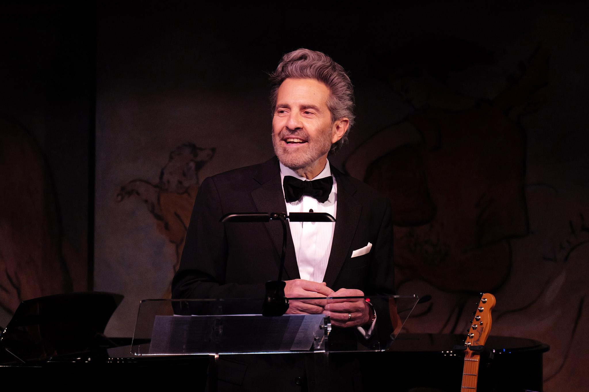 Paul Guyardo gives a speech at the 2026 Fetch Pet Gala.