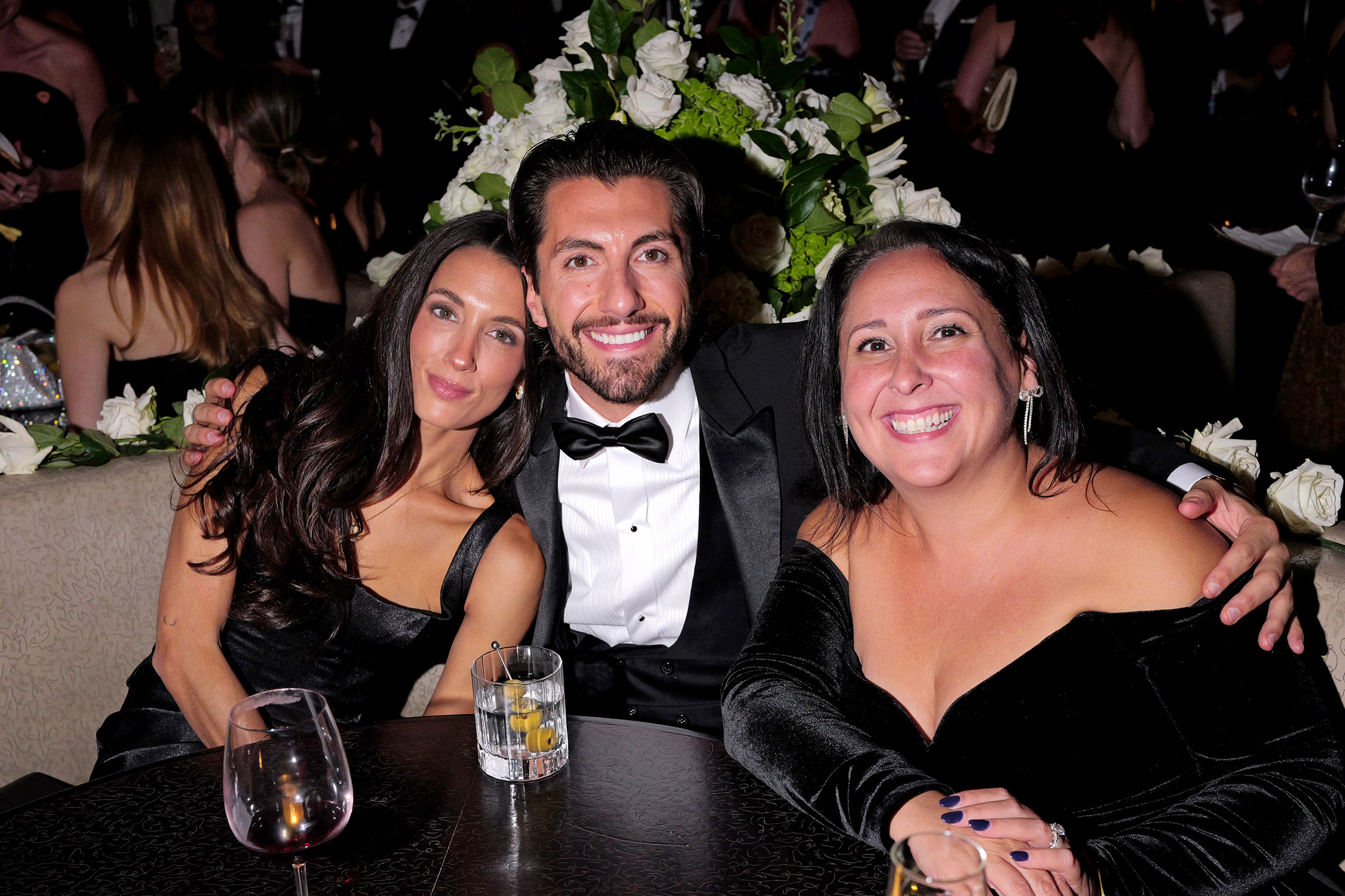 Kathryn Hurley, Jason Tartick and Robyn Schall at the 2026 Fetch Pet Gala.