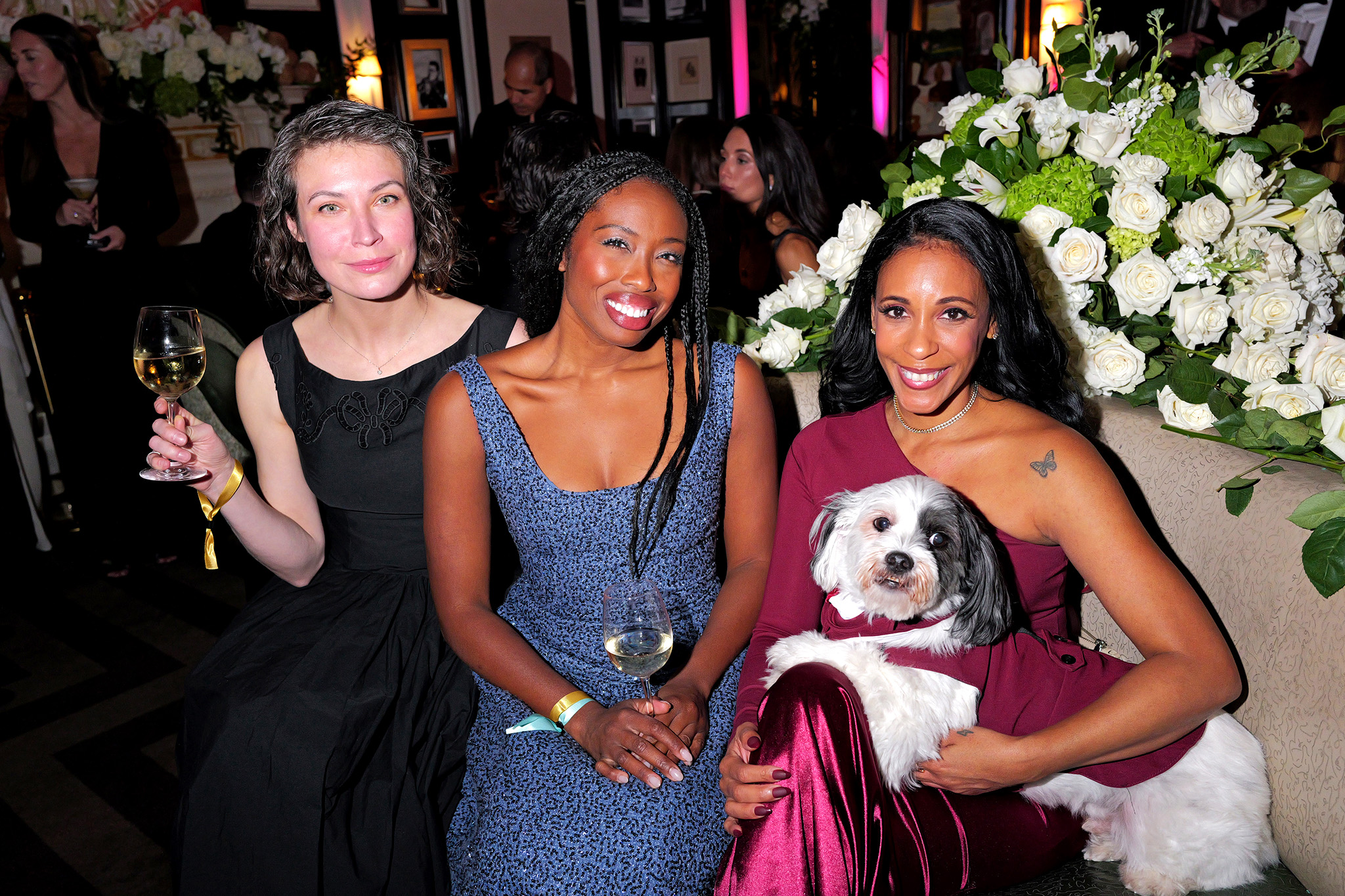 Guests attend the Dowling's cocktail party during the 2026 Fetch Pet Gala.
