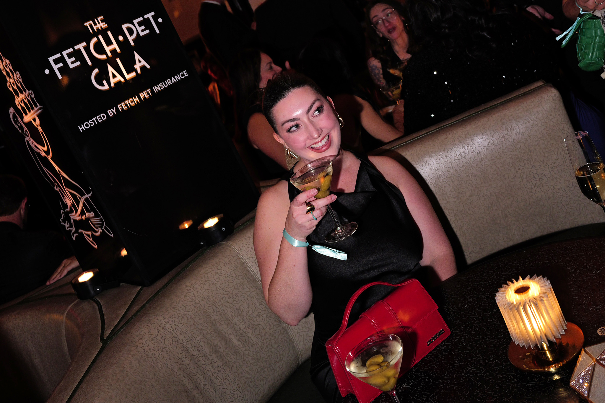 Guests attend the Dowling's cocktail party during the 2026 Fetch Pet Gala.